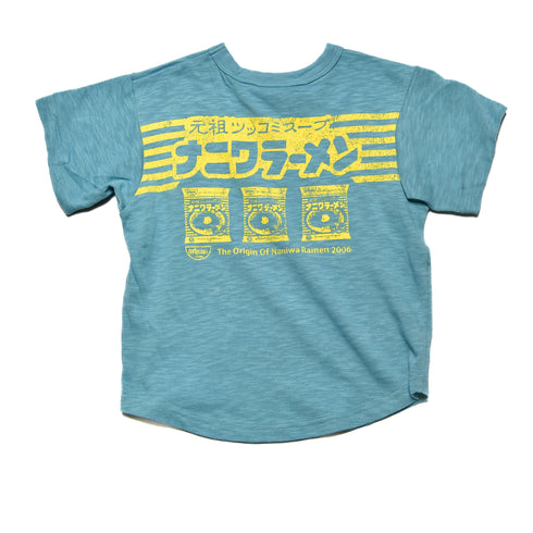 【オフィシャルチーム】スラブ天竺ナニワラーメンラウンドTシャツ|S|1125206M